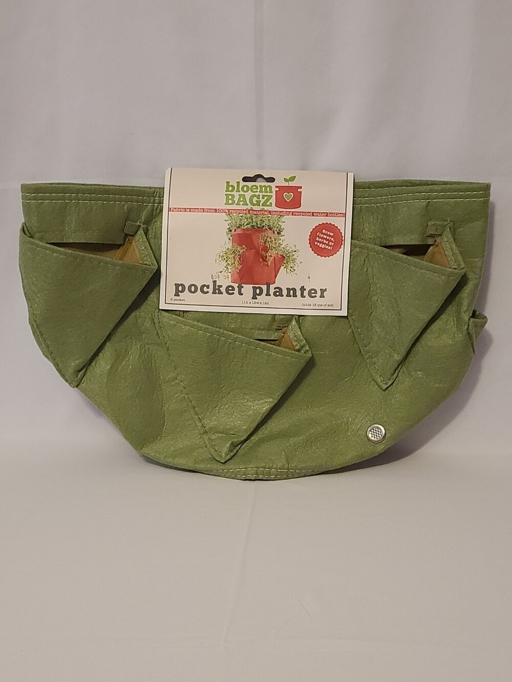 Pocket Planter Fabric Is 100% Recycled Materials